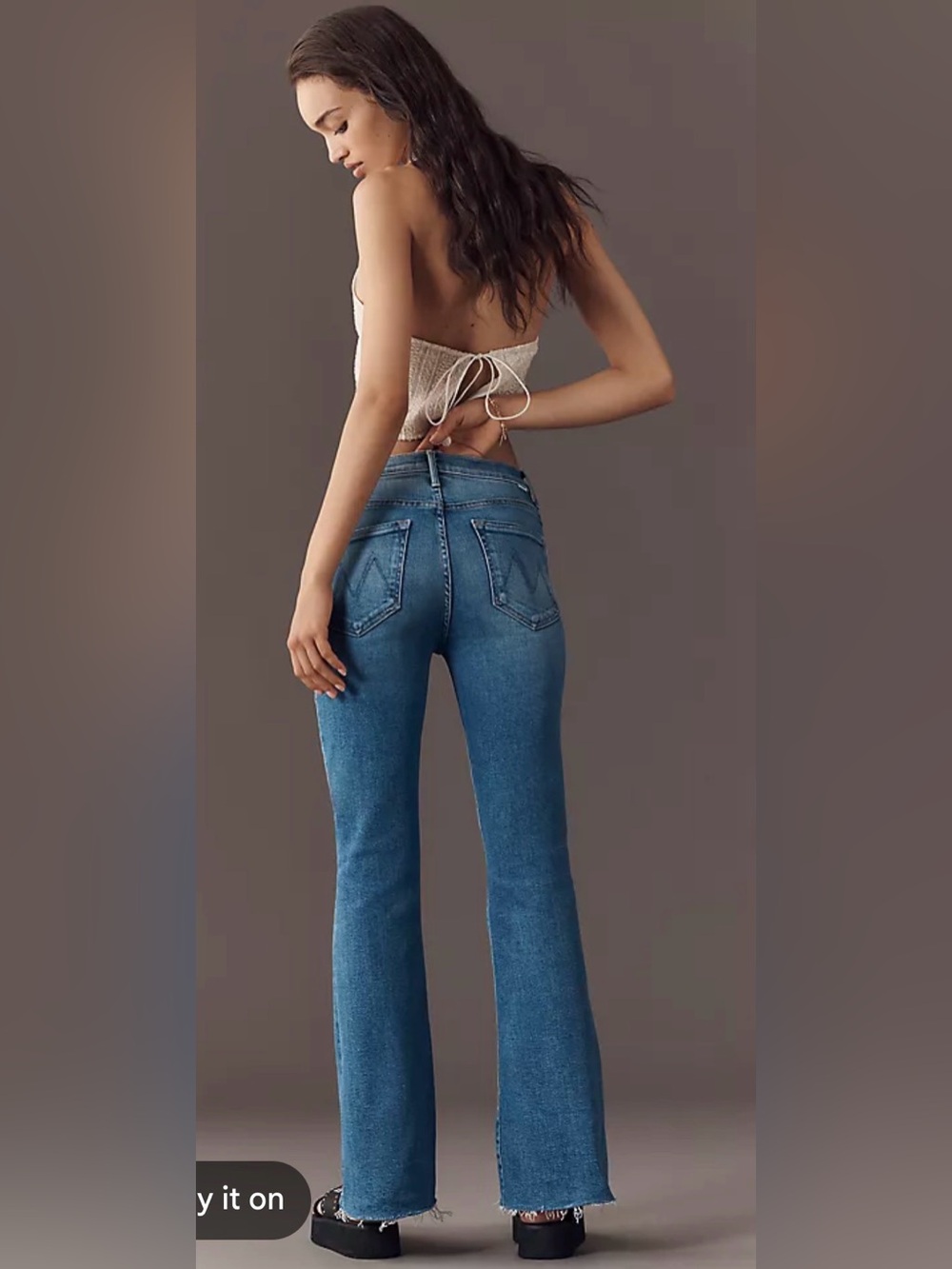 Mother The Weekender Mid Rise Jeans Sz 32 NWT Anthropologie Fan Favorite - Picture 3 of 5